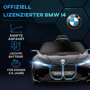 Elektrofahrzeug Kinderfahrzeug mit MP3 bis 5 km/h Schwarz