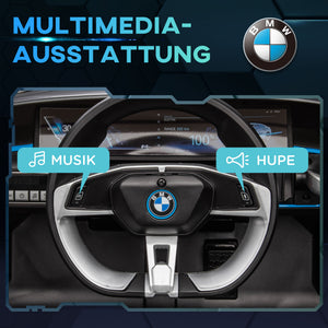 Elektrofahrzeug Kinderfahrzeug mit MP3 bis 5 km/h Schwarz