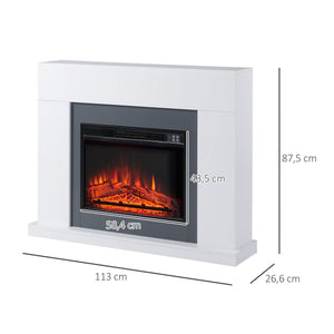 Elektrokamin XXL bis 37m2 Standkamin Elektroheizung 113x87cm