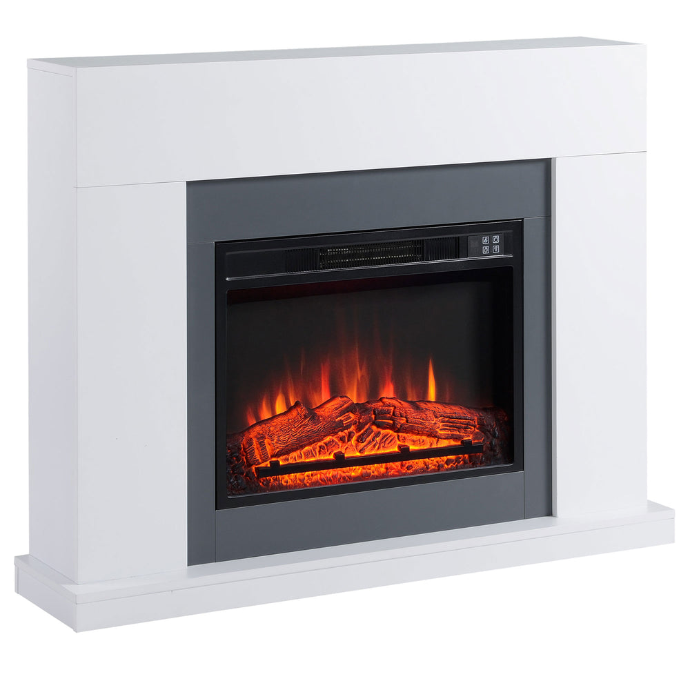 Camino elettrico XXL fino a 37 m², stufa elettrica indipendente, 113x87 cm