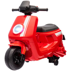 Elektro-Motorrad Kinderfahrzeug 6V mit Vor-/Rückwärtsgang 1.5-3 Jahre Rot