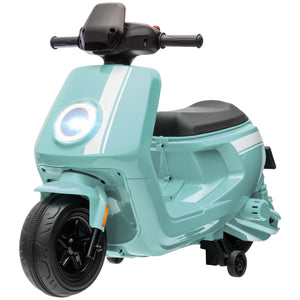 Elektro-Motorrad Kinderfahrzeug 6V mit Trainingsrädern 1.5-3 Jahre Grün