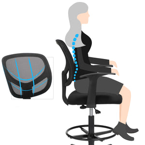Ergonomischer Bürostuhl Schwarz