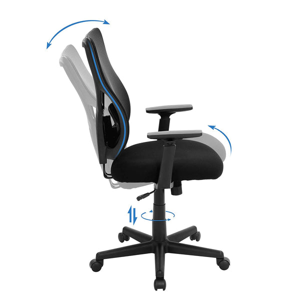 Ergonomischer Bürostuhl Schwarz