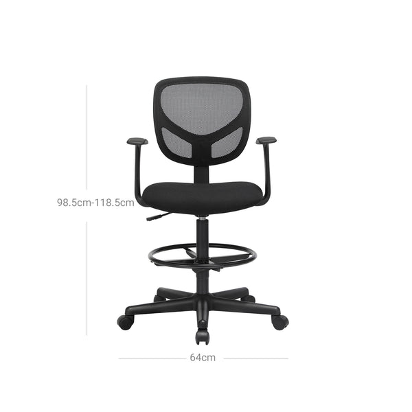 Ergonomischer Bürostuhl Schwarz