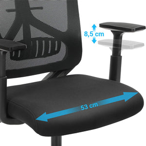 Ergonomischer Bürostuhl Schwarz