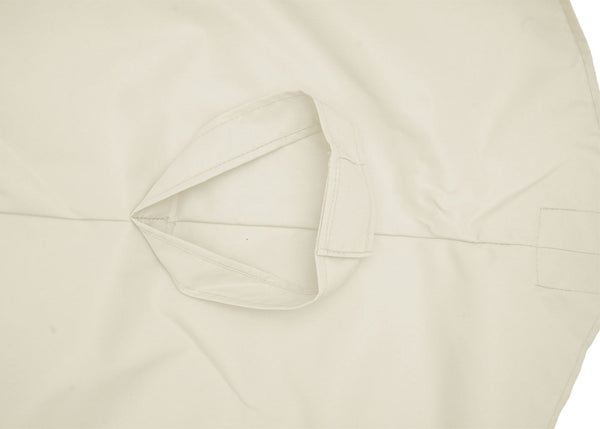 Ersatzbezug Deluxe Ampelschirm Sonnenschirmbezug rund Ø3m creme ohne Flap