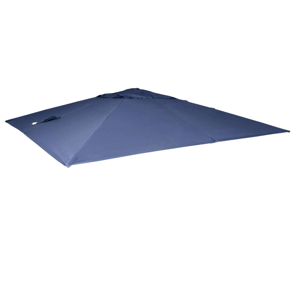 Ersatzbezug Luxus-Ampelschirm Sonnenschirmbezug 3x3m blau
