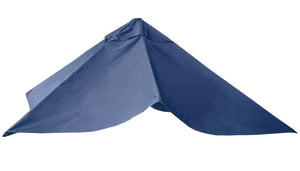 Ersatzbezug Luxus-Ampelschirm Sonnenschirmbezug 3x3m blau
