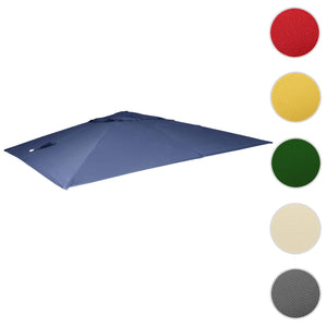 Ersatzbezug Luxus-Ampelschirm Sonnenschirmbezug 3x3m blau