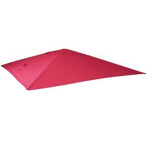 Ersatzbezug Luxus-Ampelschirm Sonnenschirmbezug 3x4m bordeaux