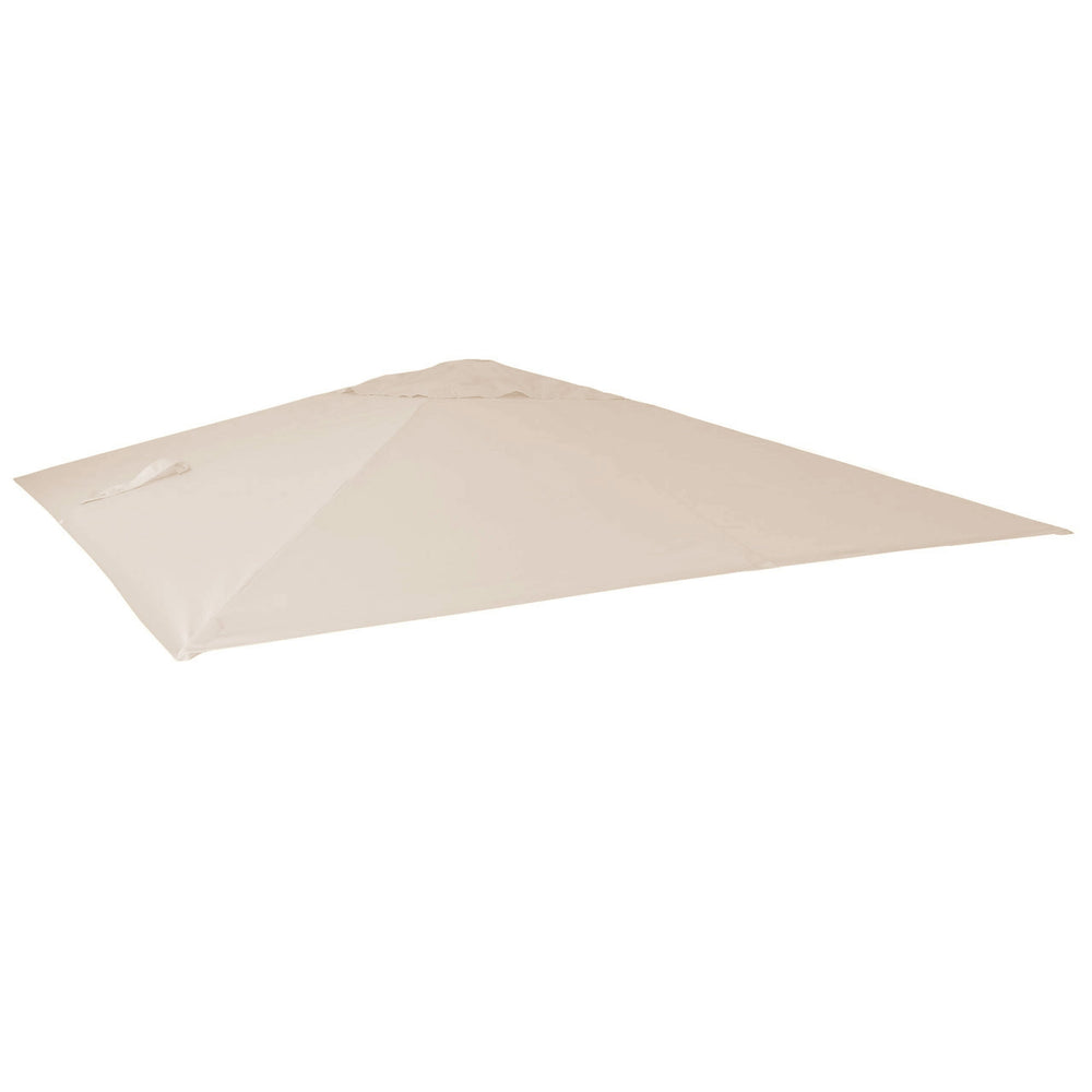 Ersatzbezug Luxus-Ampelschirm Sonnenschirmbezug 3x4m creme