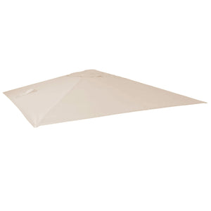 Ersatzbezug Luxus-Ampelschirm Sonnenschirmbezug 3x4m creme