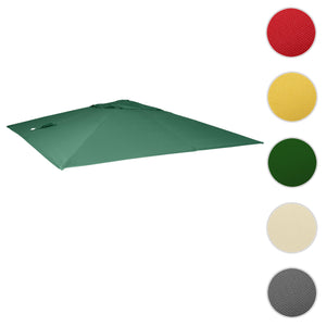 Ersatzbezug Luxus-Ampelschirm Sonnenschirmbezug 3x3m dunkelgrün