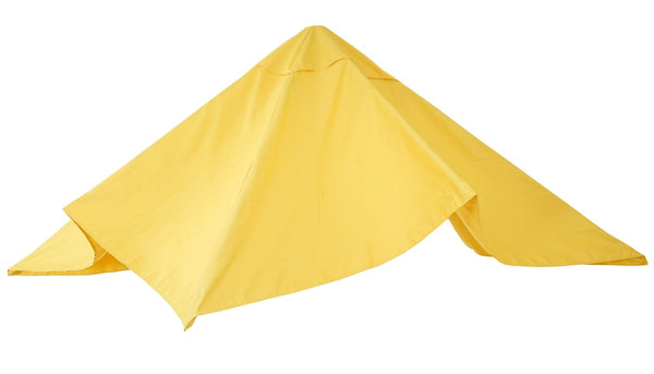 Ersatzbezug Luxus-Ampelschirm Sonnenschirmbezug 3,5x3,5m gelb
