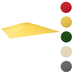 Ersatzbezug Luxus-Ampelschirm Sonnenschirmbezug 3,5x3,5m gelb