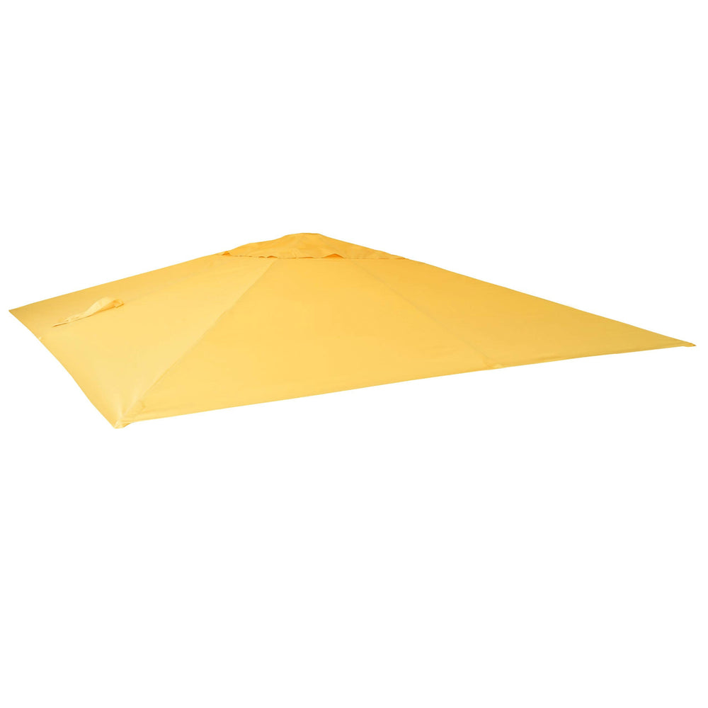 Ersatzbezug Luxus-Ampelschirm Sonnenschirmbezug 3x4m gelb