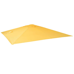 Ersatzbezug Luxus-Ampelschirm Sonnenschirmbezug 3x4m gelb