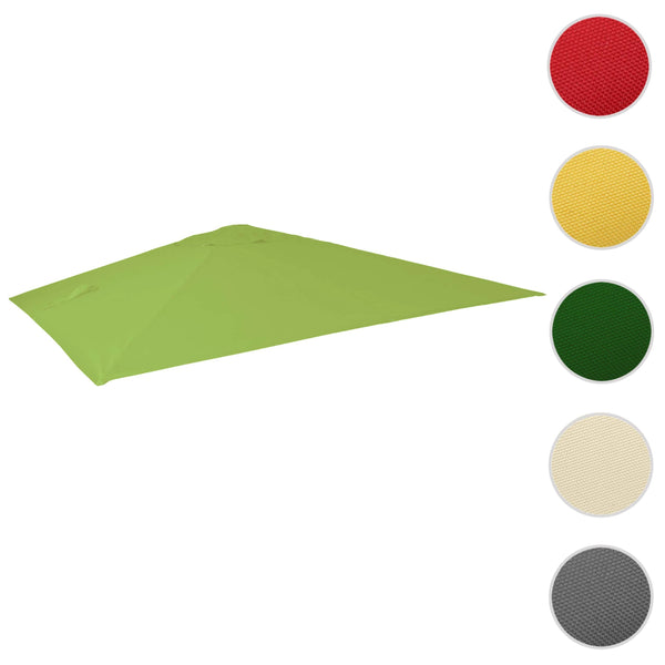 Ersatzbezug Luxus-Ampelschirm Sonnenschirmbezug 3x4m hellgrün