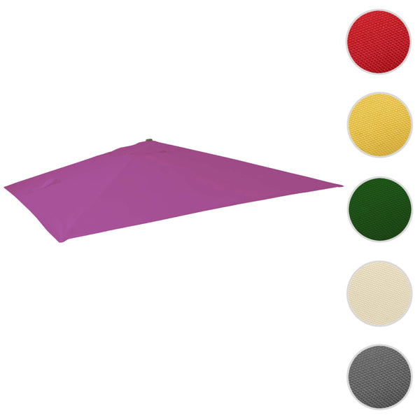 Ersatzbezug Luxus-Ampelschirm Sonnenschirmbezug 3x3m lila-violett