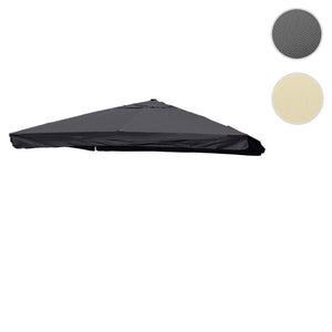 Ersatzbezug Luxus-Ampelschirm mit Flap Schirmbezug 3,5x3,5m anthrazit