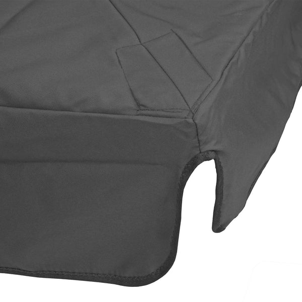 Ersatzbezug Luxus-Ampelschirm mit Flap Sonnenschirmbezug 3x4m anthrazit