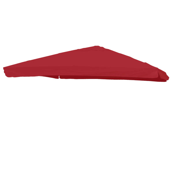 Ersatzbezug Luxus-Ampelschirm mit Flap Sonnenschirmbezug 3x4m bordeaux