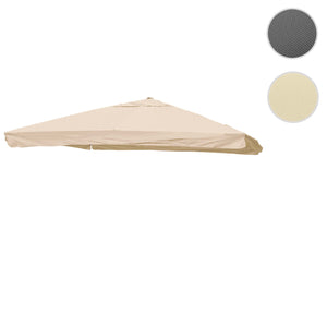 Ersatzbezug Luxus-Ampelschirm mit Flap Sonnenschirmbezug 3x4m creme