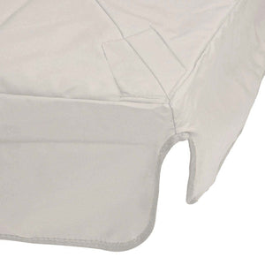 Ersatzbezug Luxus-Ampelschirm mit Flap Sonnenschirmbezug 3x3m creme-grau