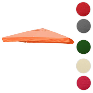 Ersatzbezug Luxus-Ampelschirm mit Flap Sonnenschirmbezug 3x3m terracotta