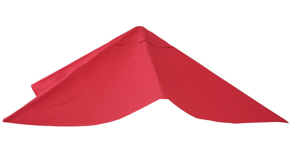 Ersatzbezug Luxus-Ampelschirm Sonnenschirmbezug 3x3m rot