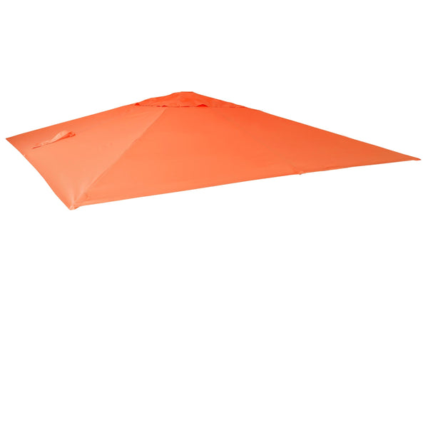 Ersatzbezug Luxus-Ampelschirm Sonnenschirmbezug 3x3m terracotta