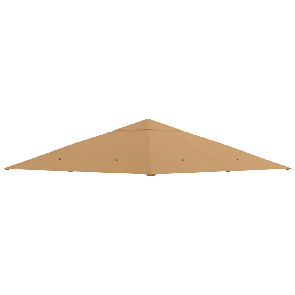 Ersatzdach für Gartenpavillon 3x3m Polyester beige