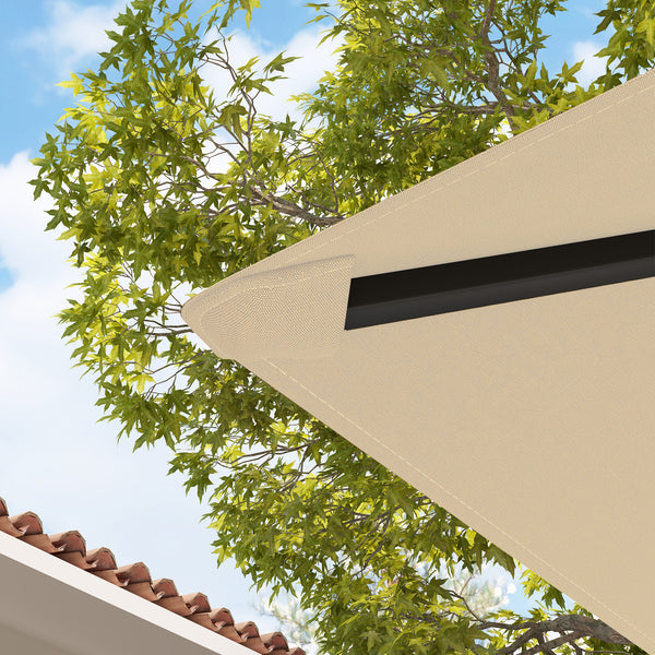 Ersatzdach Pavillon wasserabweisend aus Oxfordstoff 3x3m beige