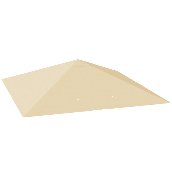 Ersatzdach Pavillon wasserabweisend aus Oxfordstoff 3x3m beige