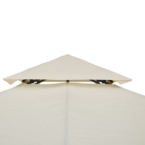 Ersatzdach für Pavillon 3x3m Cremeweiss