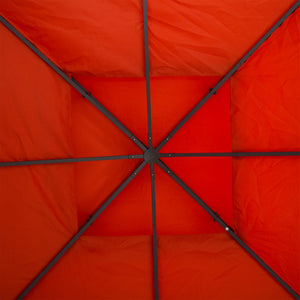 Ersatzdach Pavillon 3x3m wetterfest & langlebig Rostrot