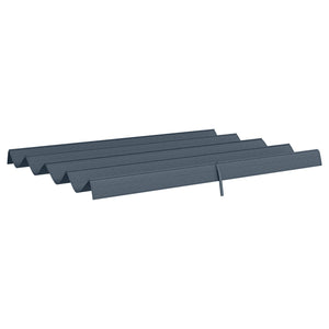 Ersatzdach Pergola 3x25 m mit UV-Schutz Dunkelgrau