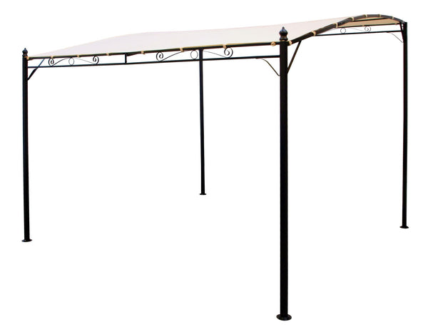 Ersatzdach für Anbaupavillon MANTOVA XL 3x3 Meter, PVC-beschichtet ecru