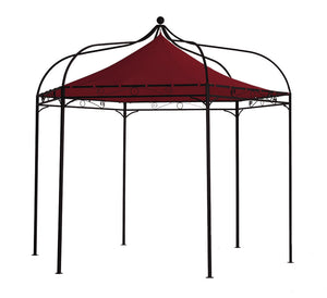 Ersatzdach für Pavillon MODENA, Polyester PVC-beschichtet bordeaux