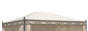 Dachplane für Pavillon RIVOLI 3x4 Meter, PVC beschichtet ecru