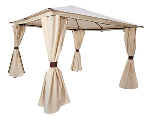 Ersatzdach für Pavillon 3x3 Meter VENEZIA, Polyester PVC-beschichtet écru