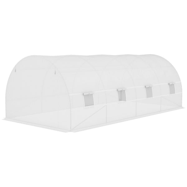 Ersatzfolie für Gewächshaus 600x300x200cm Weiss