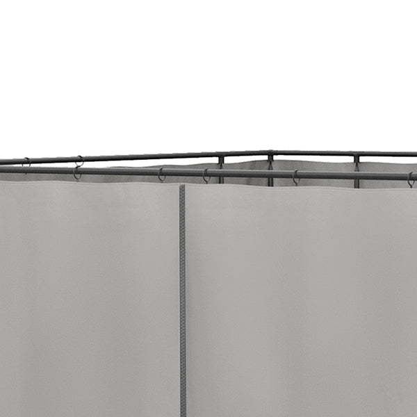 Ersatzvorhang Pavillon für Pavillon 4er Set 3x3m hellgrau