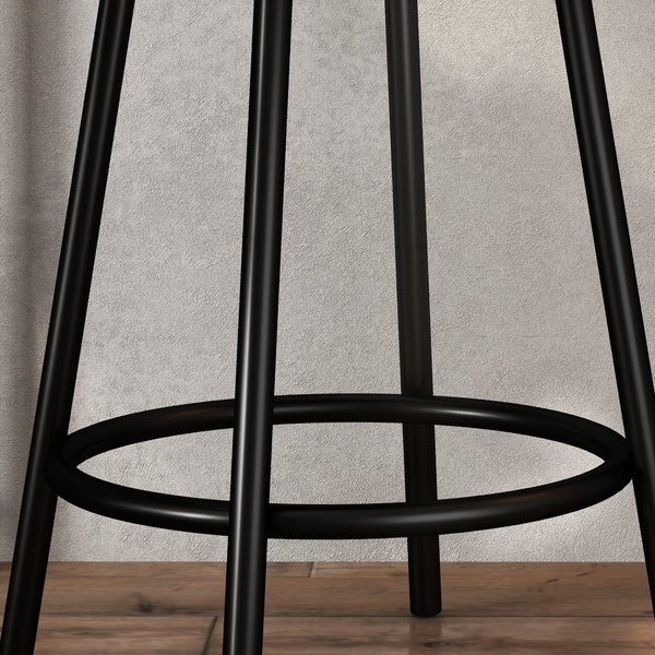Essgruppe mit Bartisch und Stühlen klein mit Regal für Küche schwarz