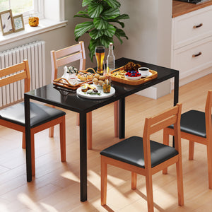 Esstisch Küchentisch modern gross 120x60cm schwarz
