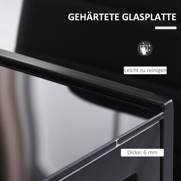Esstisch Küchentisch modern gross 120x60cm schwarz