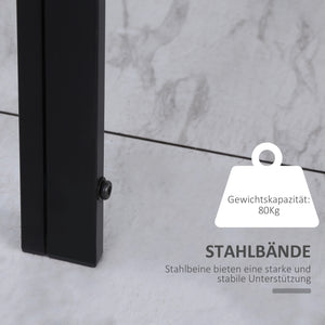 Esstisch Küchentisch modern gross 120x60cm schwarz