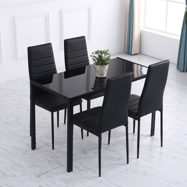 Esstisch Küchentisch modern gross 120x60cm schwarz
