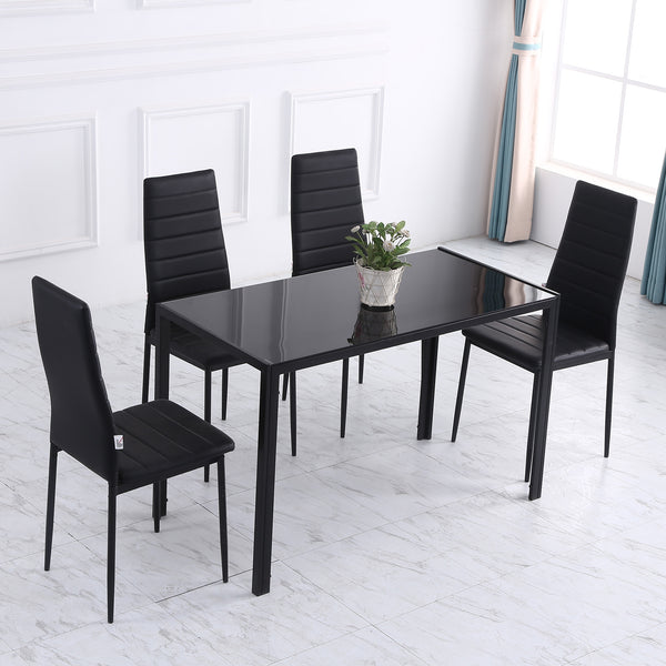 Esstisch Küchentisch modern gross 120x60cm schwarz